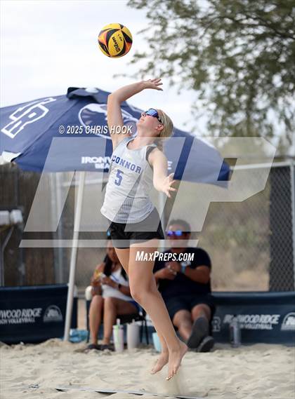 Thumbnail 3 in Salpointe Catholic vs O'Connor (CatBox Classic Beach Invitational) photogallery.