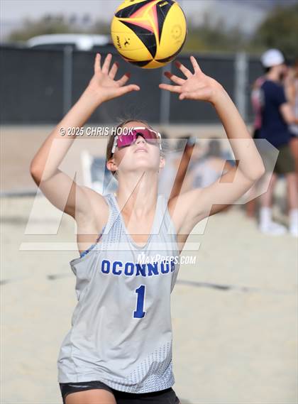Thumbnail 1 in Salpointe Catholic vs O'Connor (CatBox Classic Beach Invitational) photogallery.