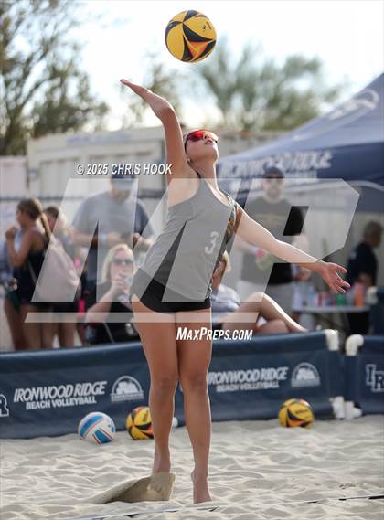 Thumbnail 2 in Salpointe Catholic vs O'Connor (CatBox Classic Beach Invitational) photogallery.