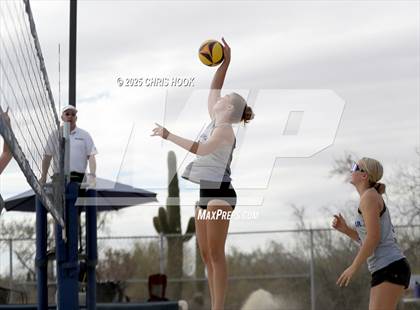 Thumbnail 3 in Salpointe Catholic vs O'Connor (CatBox Classic Beach Invitational) photogallery.