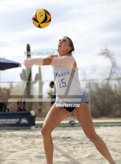 Thumbnail 3 in Salpointe Catholic vs O'Connor (CatBox Classic Beach Invitational) photogallery.