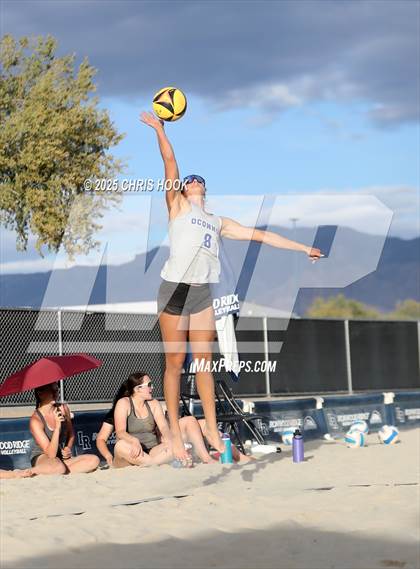 Thumbnail 3 in Salpointe Catholic vs O'Connor (CatBox Classic Beach Invitational) photogallery.