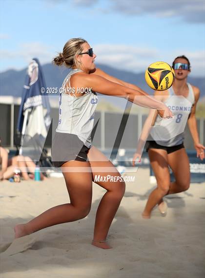 Thumbnail 1 in Salpointe Catholic vs O'Connor (CatBox Classic Beach Invitational) photogallery.