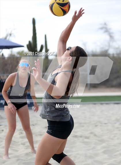 Thumbnail 2 in Salpointe Catholic vs O'Connor (CatBox Classic Beach Invitational) photogallery.