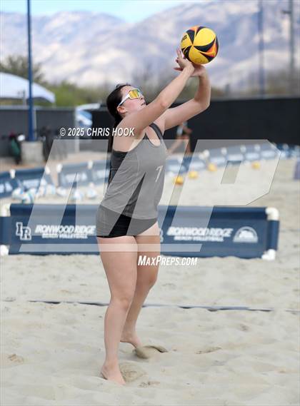 Thumbnail 3 in Salpointe Catholic vs O'Connor (CatBox Classic Beach Invitational) photogallery.