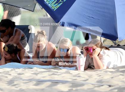 Thumbnail 3 in Salpointe Catholic vs O'Connor (CatBox Classic Beach Invitational) photogallery.