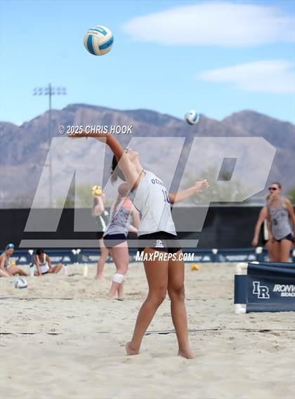 Thumbnail 3 in Salpointe Catholic vs O'Connor (CatBox Classic Beach Invitational) photogallery.