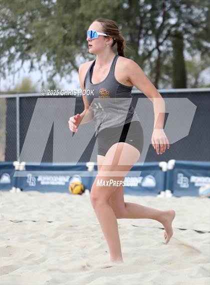 Thumbnail 3 in Salpointe Catholic vs O'Connor (CatBox Classic Beach Invitational) photogallery.