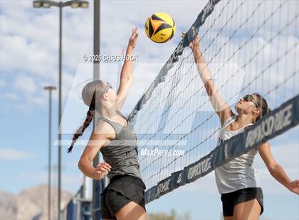 Thumbnail 3 in Salpointe Catholic vs O'Connor (CatBox Classic Beach Invitational) photogallery.