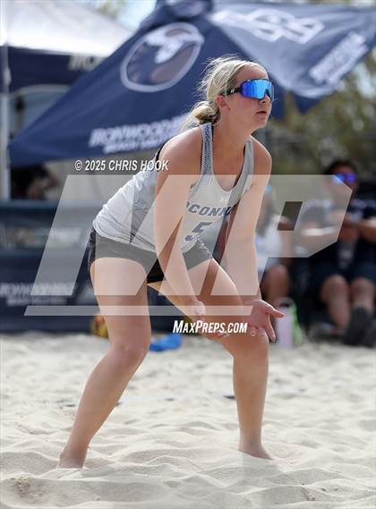 Thumbnail 3 in Salpointe Catholic vs O'Connor (CatBox Classic Beach Invitational) photogallery.