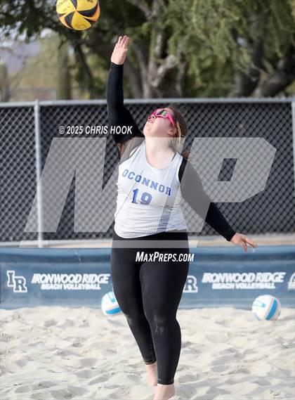 Thumbnail 3 in Salpointe Catholic vs O'Connor (CatBox Classic Beach Invitational) photogallery.