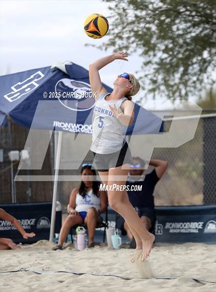 Thumbnail 3 in Salpointe Catholic vs O'Connor (CatBox Classic Beach Invitational) photogallery.