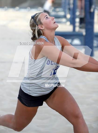 Thumbnail 3 in Salpointe Catholic vs O'Connor (CatBox Classic Beach Invitational) photogallery.