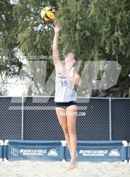 Thumbnail 3 in Salpointe Catholic vs O'Connor (CatBox Classic Beach Invitational) photogallery.