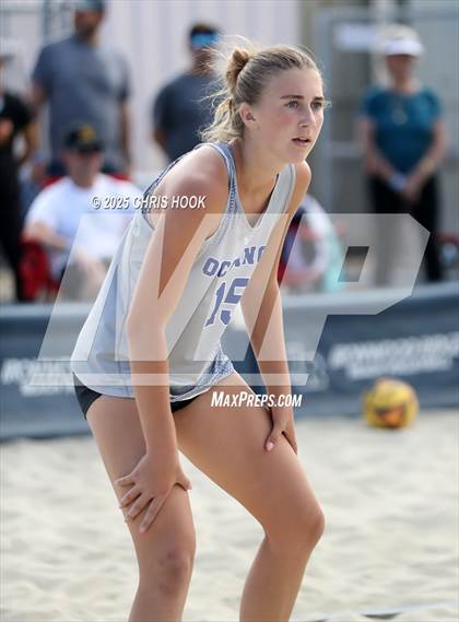 Thumbnail 1 in Salpointe Catholic vs O'Connor (CatBox Classic Beach Invitational) photogallery.
