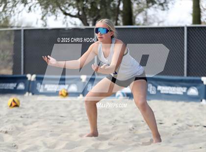 Thumbnail 2 in Salpointe Catholic vs O'Connor (CatBox Classic Beach Invitational) photogallery.