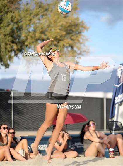 Thumbnail 2 in Salpointe Catholic vs O'Connor (CatBox Classic Beach Invitational) photogallery.
