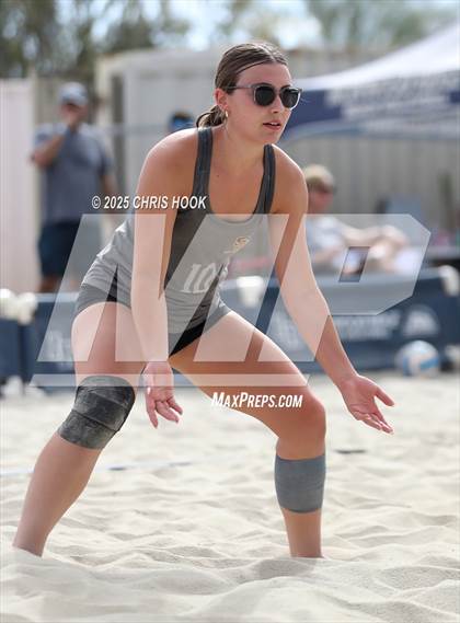 Thumbnail 3 in Salpointe Catholic vs O'Connor (CatBox Classic Beach Invitational) photogallery.