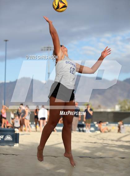 Thumbnail 2 in Salpointe Catholic vs O'Connor (CatBox Classic Beach Invitational) photogallery.