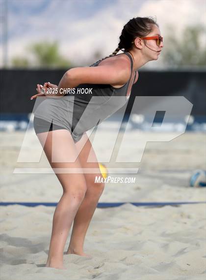 Thumbnail 1 in Salpointe Catholic vs O'Connor (CatBox Classic Beach Invitational) photogallery.