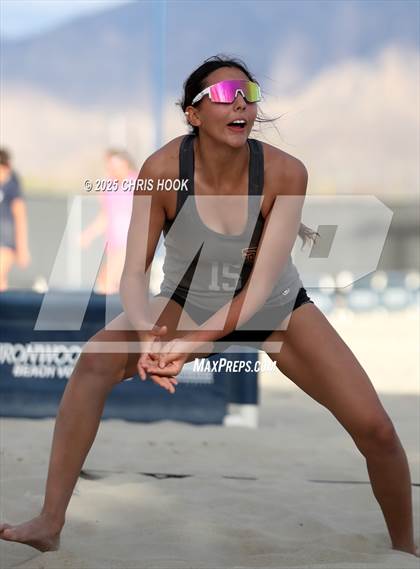 Thumbnail 1 in Salpointe Catholic vs O'Connor (CatBox Classic Beach Invitational) photogallery.