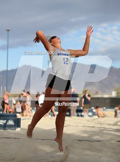 Thumbnail 1 in Salpointe Catholic vs O'Connor (CatBox Classic Beach Invitational) photogallery.