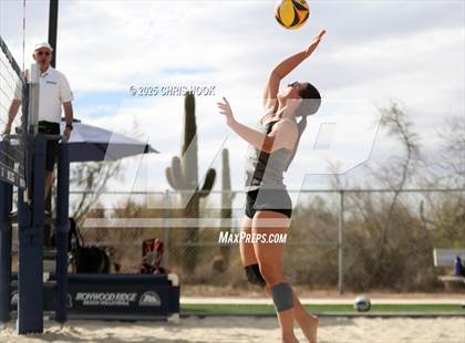 Thumbnail 3 in Salpointe Catholic vs O'Connor (CatBox Classic Beach Invitational) photogallery.