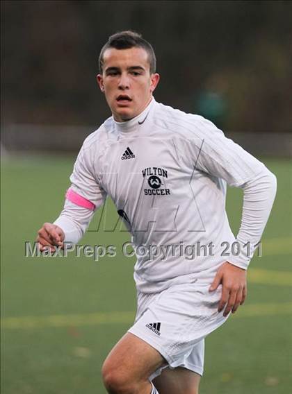 Thumbnail 3 in New London @ Wilton (CIAC Class L 1st Round) photogallery.