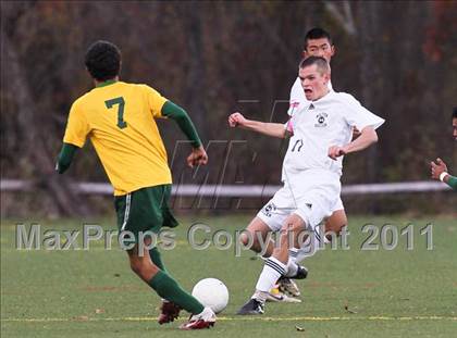 Thumbnail 3 in New London @ Wilton (CIAC Class L 1st Round) photogallery.