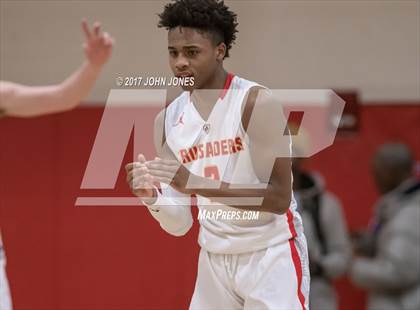 Thumbnail 2 in Linden @ Bergen Catholic (Hoop Group NJ Tip Off) photogallery.