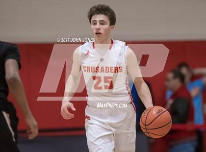 Thumbnail 2 in Linden @ Bergen Catholic (Hoop Group NJ Tip Off) photogallery.