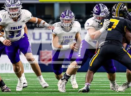 Thumbnail 1 in Tolar @ Timpson (UIL 2A D1 Football Final) photogallery.