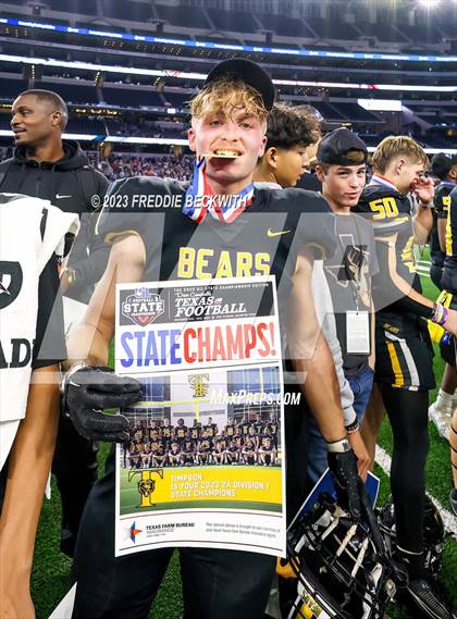 Thumbnail 3 in Tolar @ Timpson (UIL 2A D1 Football Final) photogallery.
