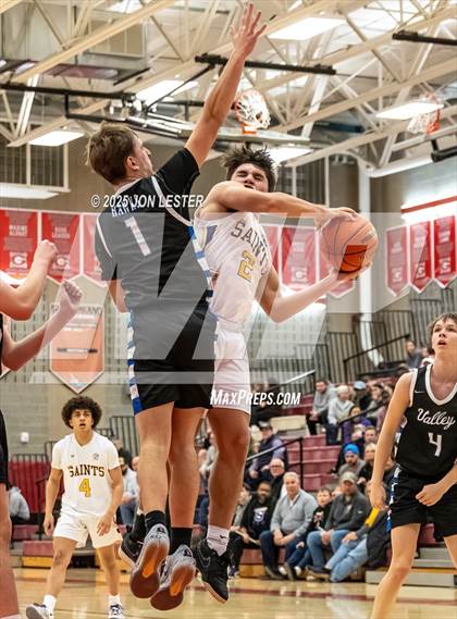 Thumbnail 2 in Hoosic Valley vs. Saratoga Central Catholic (NYSPHSAA Section 2 Class C Quarter Finals) photogallery.