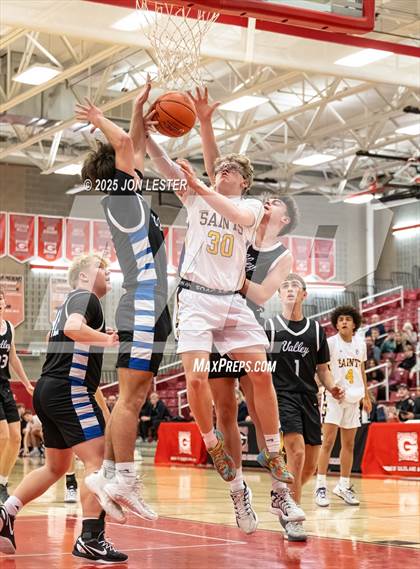 Thumbnail 2 in Hoosic Valley vs. Saratoga Central Catholic (NYSPHSAA Section 2 Class C Quarter Finals) photogallery.