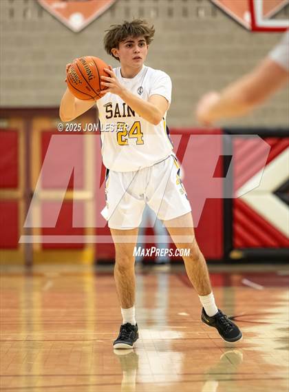 Thumbnail 3 in Hoosic Valley vs. Saratoga Central Catholic (NYSPHSAA Section 2 Class C Quarter Finals) photogallery.