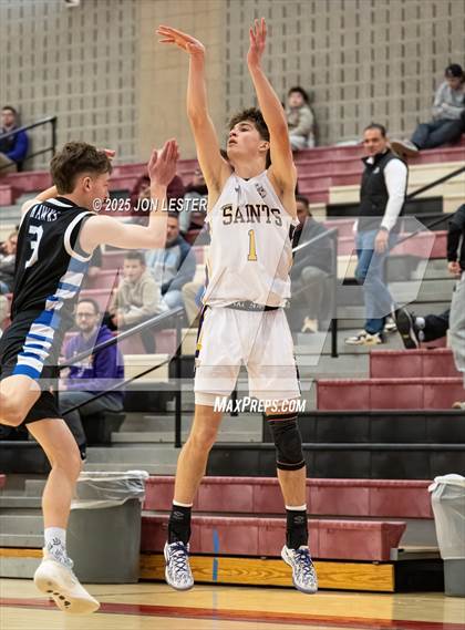 Thumbnail 3 in Hoosic Valley vs. Saratoga Central Catholic (NYSPHSAA Section 2 Class C Quarter Finals) photogallery.