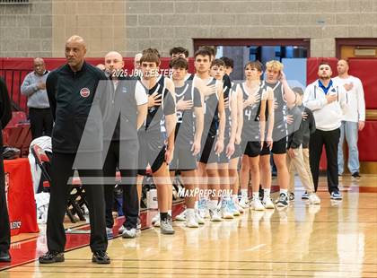Thumbnail 2 in Hoosic Valley vs. Saratoga Central Catholic (NYSPHSAA Section 2 Class C Quarter Finals) photogallery.