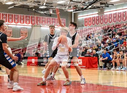 Thumbnail 2 in Hoosic Valley vs. Saratoga Central Catholic (NYSPHSAA Section 2 Class C Quarter Finals) photogallery.