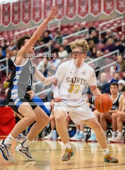 Thumbnail 3 in Hoosic Valley vs. Saratoga Central Catholic (NYSPHSAA Section 2 Class C Quarter Finals) photogallery.