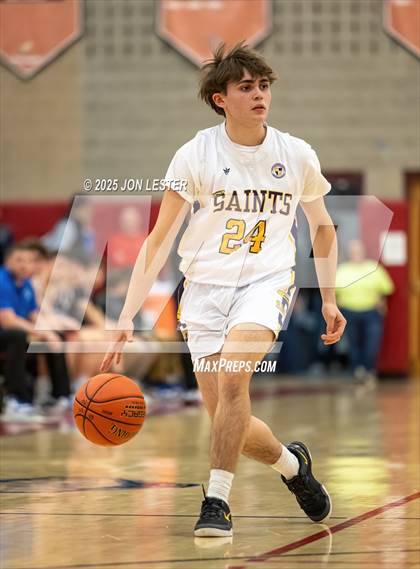Thumbnail 1 in Hoosic Valley vs. Saratoga Central Catholic (NYSPHSAA Section 2 Class C Quarter Finals) photogallery.