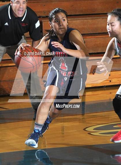 Thumbnail 2 in Rio Hondo Prep vs Marshall (San Marino Tournament) photogallery.