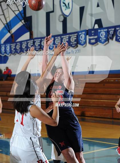 Thumbnail 2 in Rio Hondo Prep vs Marshall (San Marino Tournament) photogallery.