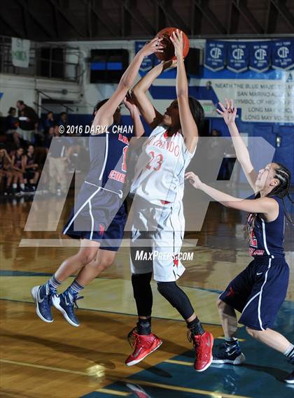 Thumbnail 3 in Rio Hondo Prep vs Marshall (San Marino Tournament) photogallery.