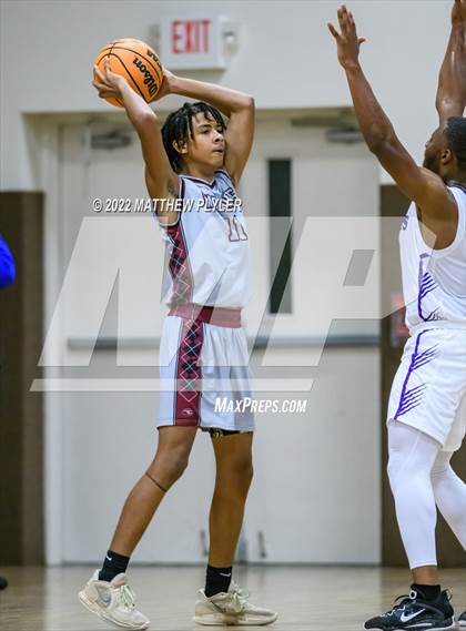 Thumbnail 3 in Village Christian Academy vs. Living Water Christian (Isaac Levy Veterans Day Tournament) photogallery.