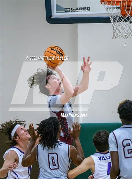 Thumbnail 2 in Village Christian Academy vs. Living Water Christian (Isaac Levy Veterans Day Tournament) photogallery.