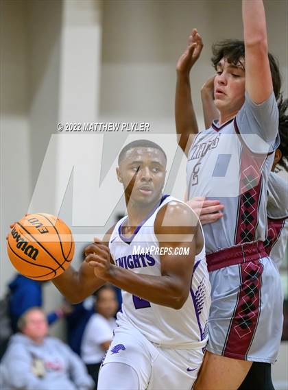 Thumbnail 3 in Village Christian Academy vs. Living Water Christian (Isaac Levy Veterans Day Tournament) photogallery.
