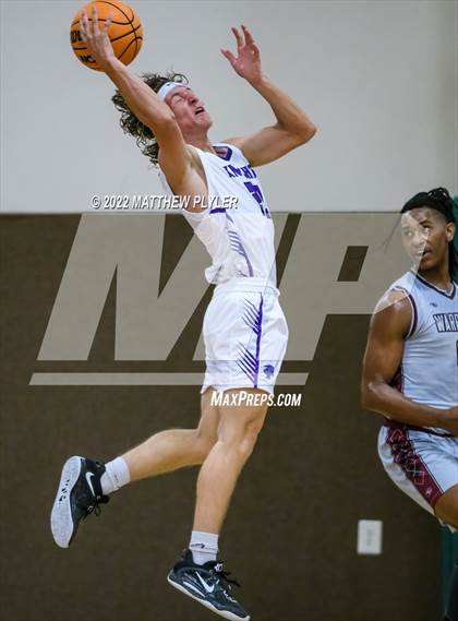 Thumbnail 3 in Village Christian Academy vs. Living Water Christian (Isaac Levy Veterans Day Tournament) photogallery.