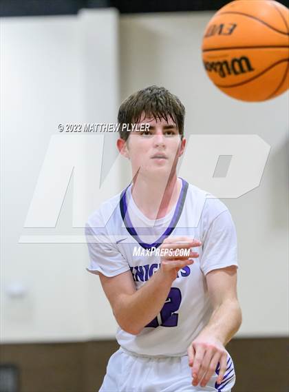 Thumbnail 2 in Village Christian Academy vs. Living Water Christian (Isaac Levy Veterans Day Tournament) photogallery.