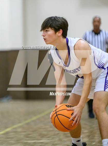 Thumbnail 1 in Village Christian Academy vs. Living Water Christian (Isaac Levy Veterans Day Tournament) photogallery.